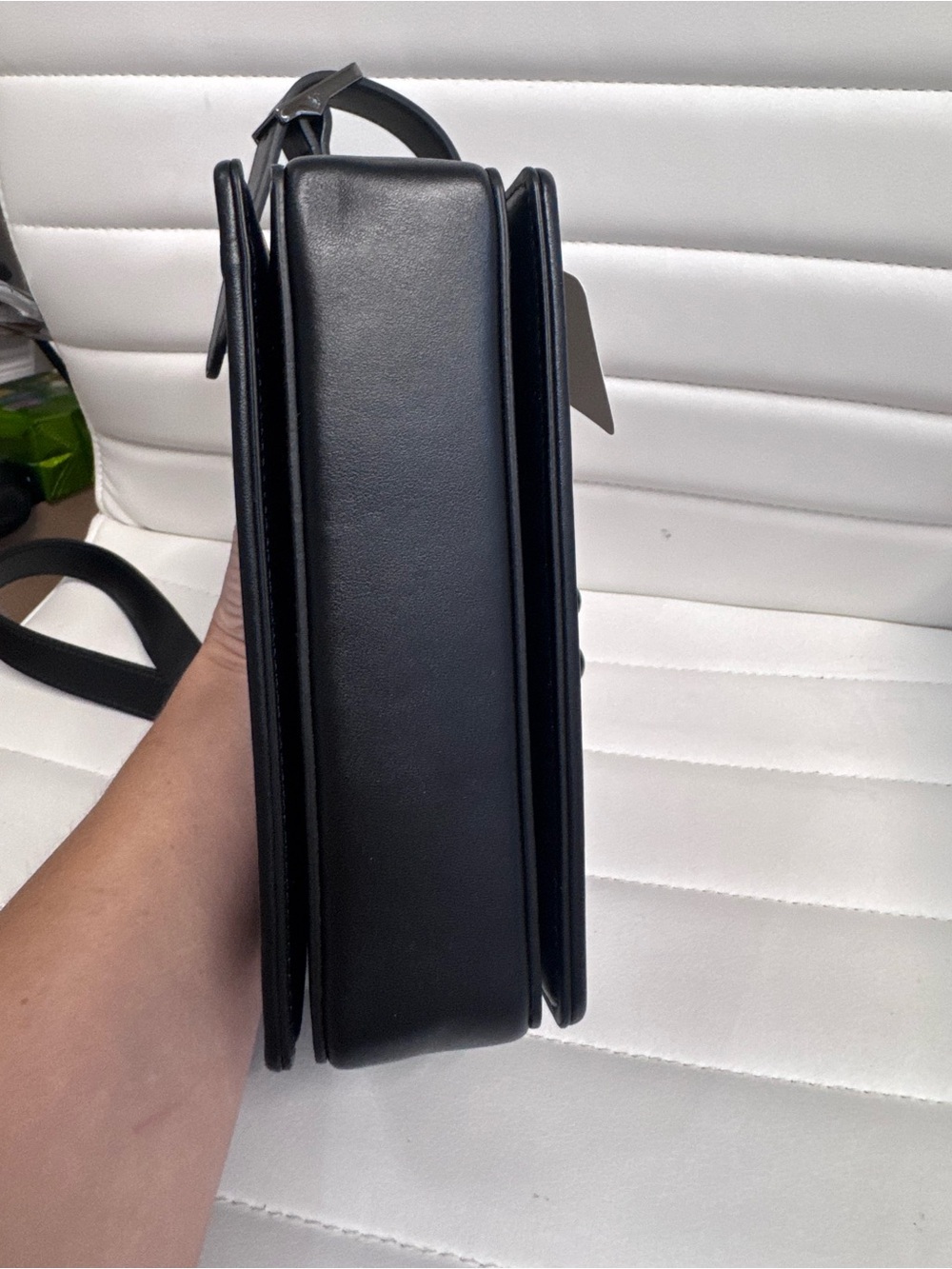 Christian Louboutin Black Studded Leather Crossbody Bag NWT - Picture 5 of 9